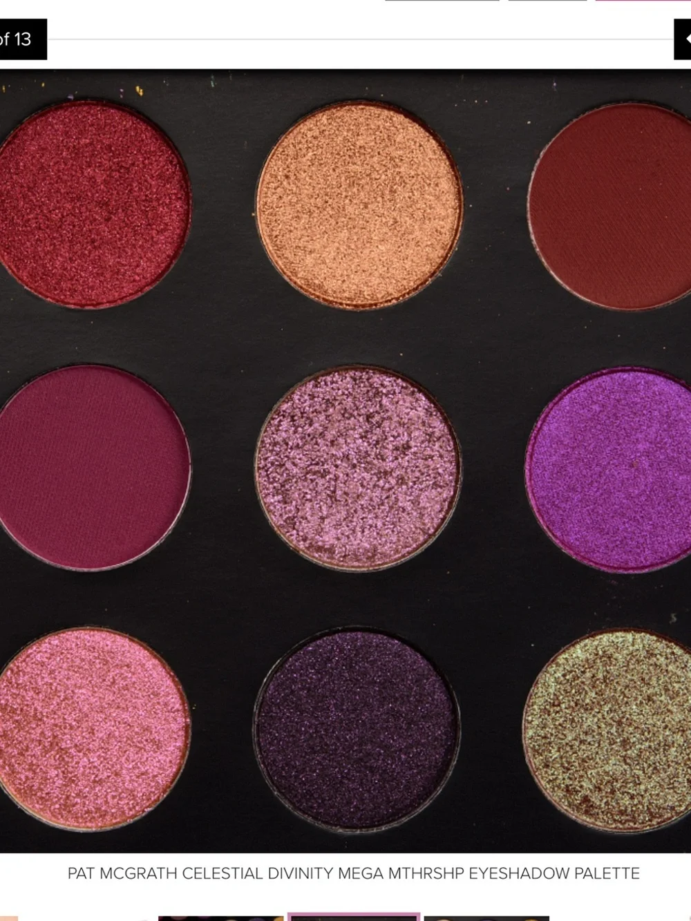 Pat McGrath MS Mega Celestial Divinity Palette - BNIB, Limited Edition & Rare